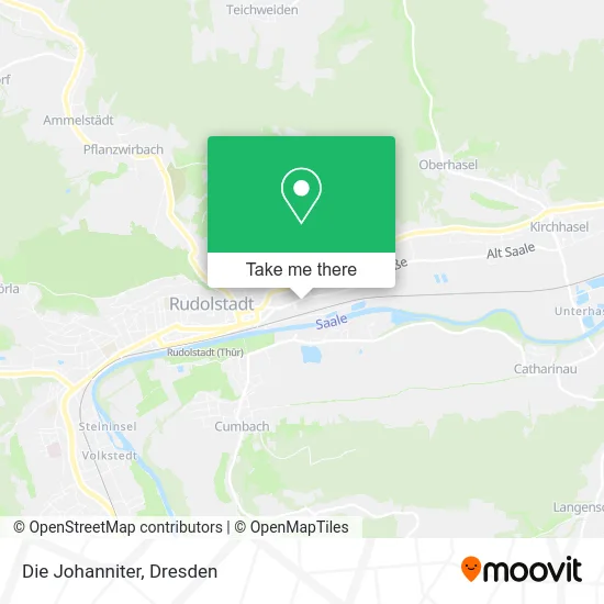 Карта Die Johanniter