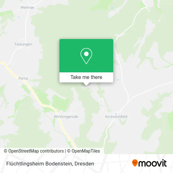 Карта Flüchtlingsheim Bodenstein