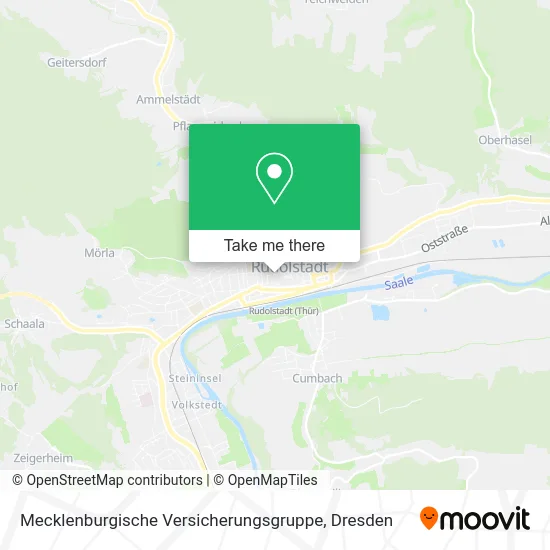 Карта Mecklenburgische Versicherungsgruppe