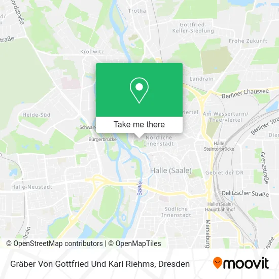 Карта Gräber Von Gottfried Und Karl Riehms