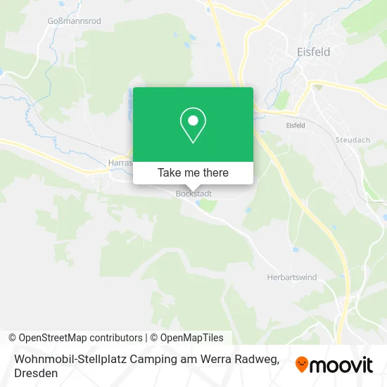 Карта Wohnmobil-Stellplatz Camping am Werra Radweg