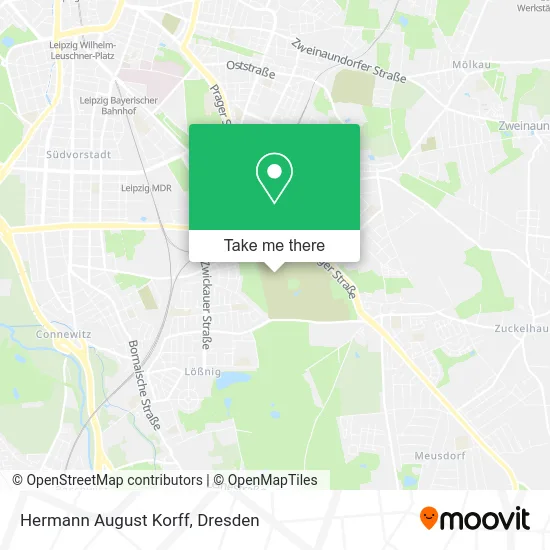 Карта Hermann August Korff