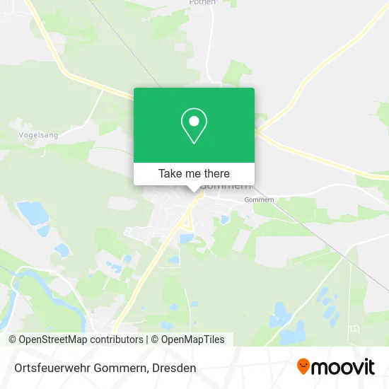 Карта Ortsfeuerwehr Gommern
