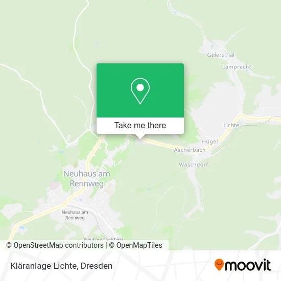 Карта Kläranlage Lichte