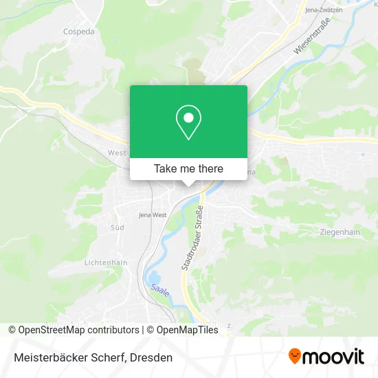 Карта Meisterbäcker Scherf