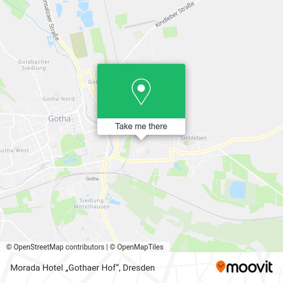 Карта Morada Hotel „Gothaer Hof“