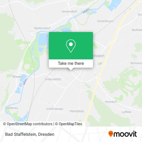Карта Bad Staffelstein