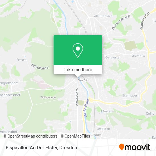 Карта Eispavillon An Der Elster