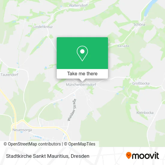 Карта Stadtkirche Sankt Mauritius