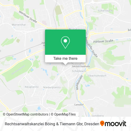 Карта Rechtsanwaltskanzlei Böing & Tiemann Gbr