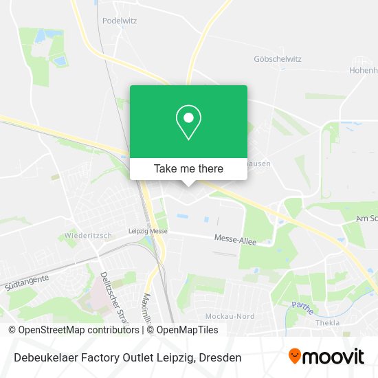Карта Debeukelaer Factory Outlet Leipzig