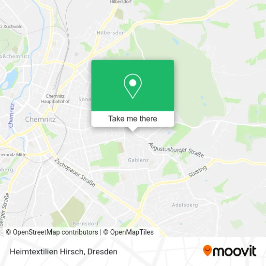 Карта Heimtextilien Hirsch