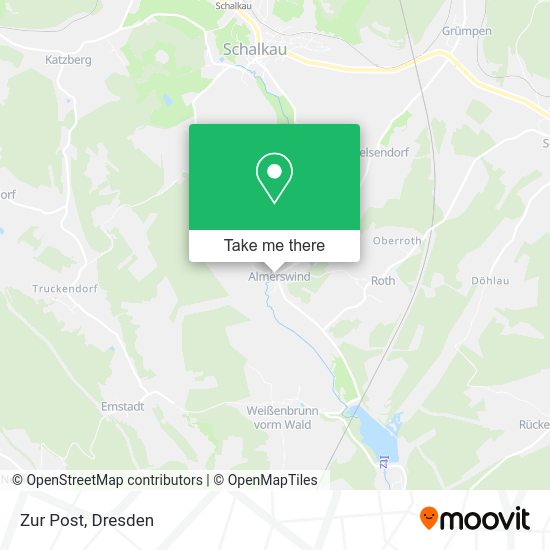 Карта Zur Post