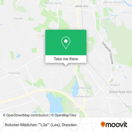 Карта Roboter-Mädchen ""L3a"" (Lea)