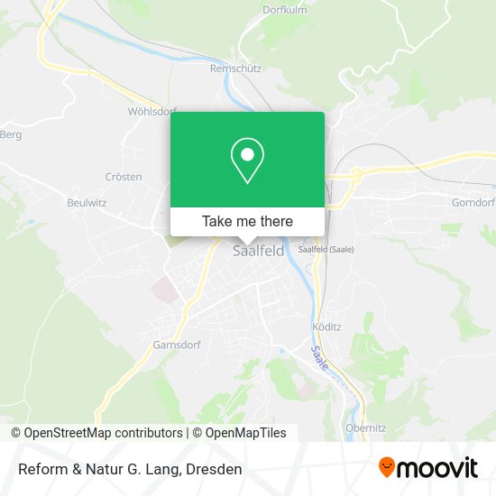 Карта Reform & Natur G. Lang