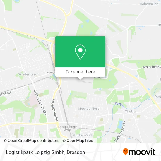 Карта Logistikpark Leipzig Gmbh