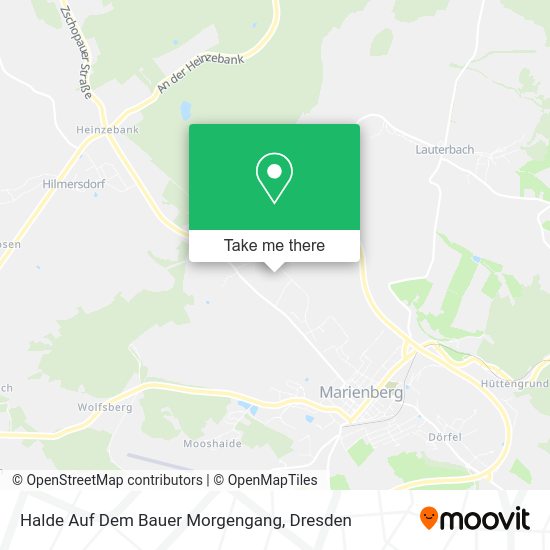 Карта Halde Auf Dem Bauer Morgengang