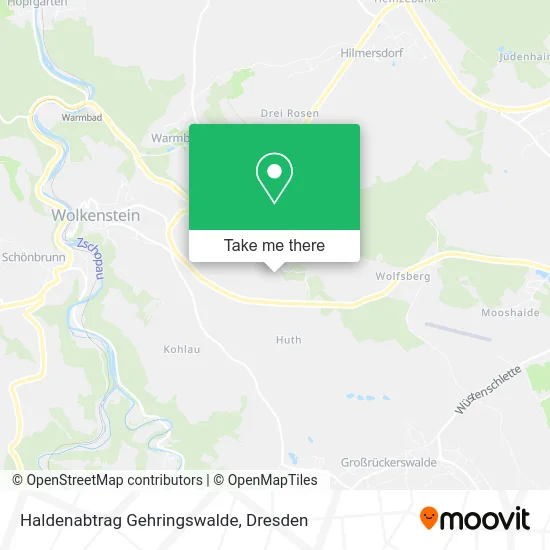 Карта Haldenabtrag Gehringswalde