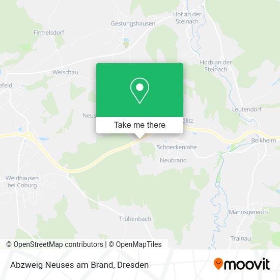 Карта Abzweig Neuses am Brand