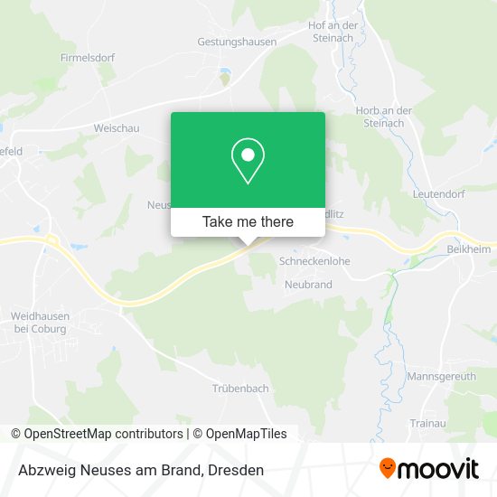 Карта Abzweig Neuses am Brand