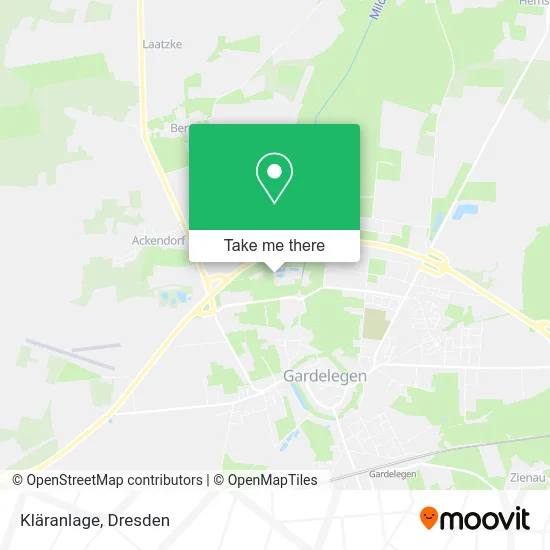 Карта Kläranlage