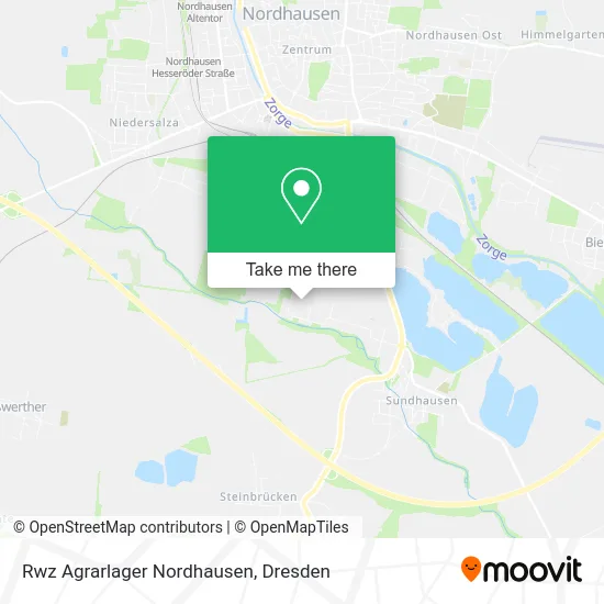 Карта Rwz Agrarlager Nordhausen