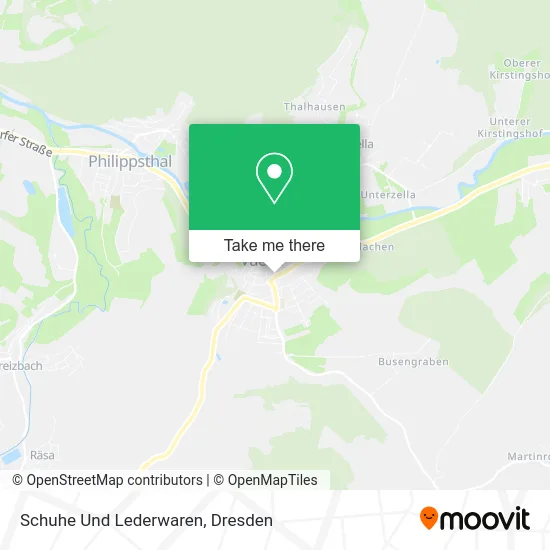 Карта Schuhe Und Lederwaren