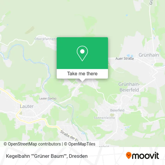 Карта Kegelbahn ""Grüner Baum""