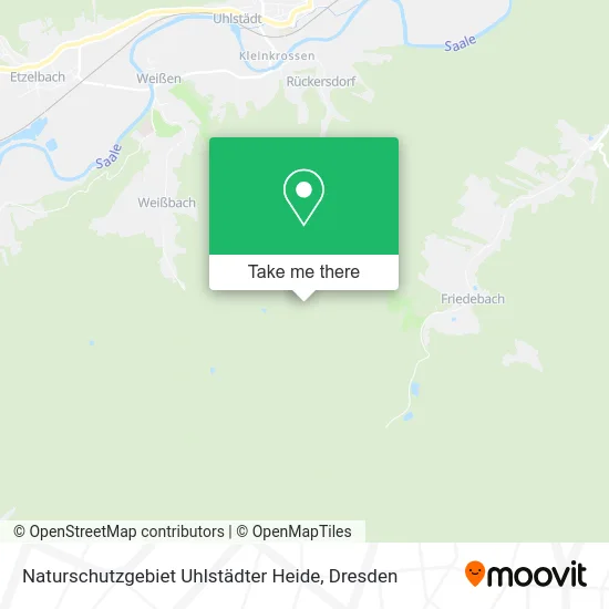 Карта Naturschutzgebiet Uhlstädter Heide