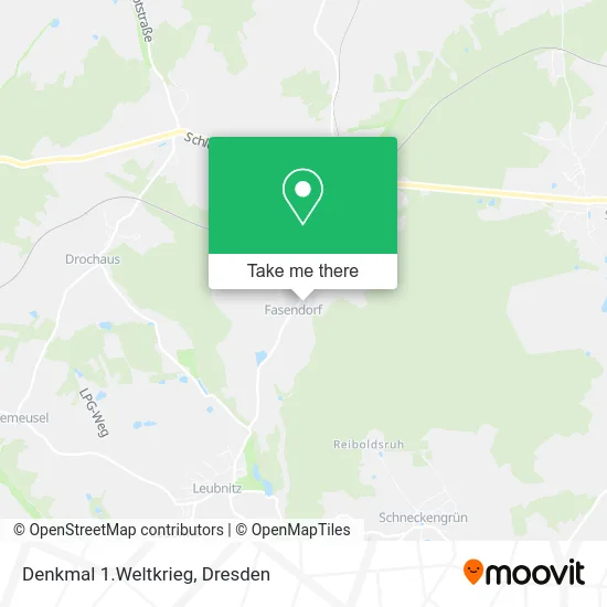 Карта Denkmal 1.Weltkrieg