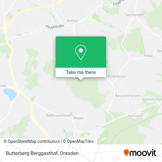 Карта Butterberg Berggasthof