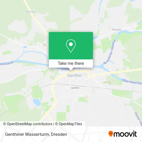 Карта Genthiner Wasserturm