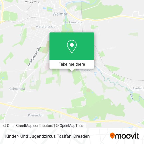 Карта Kinder- Und Jugendzirkus Tasifan