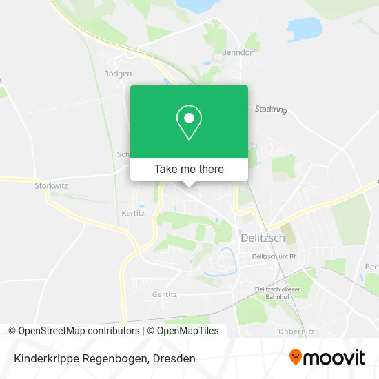 Карта Kinderkrippe Regenbogen
