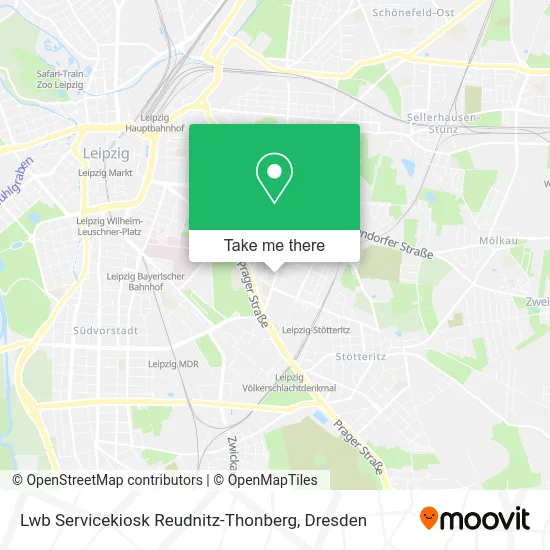 Карта Lwb Servicekiosk Reudnitz-Thonberg