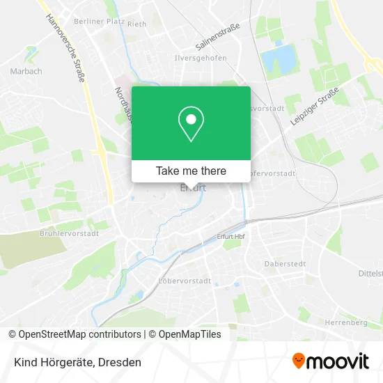 Карта Kind Hörgeräte