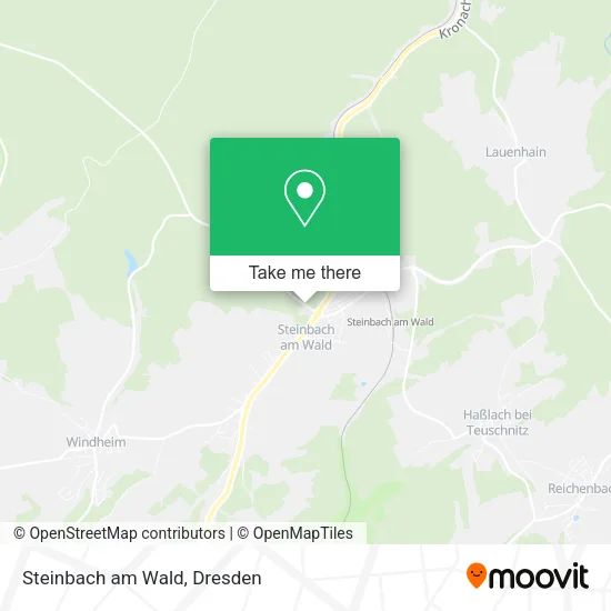 Карта Steinbach am Wald