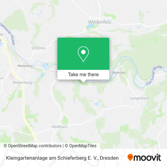 Карта Kleingartenanlage am Schieferberg E. V.