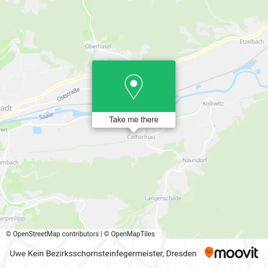 Карта Uwe Kein Bezirksschornsteinfegermeister