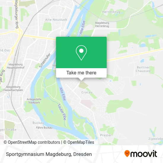 Карта Sportgymnasium Magdeburg