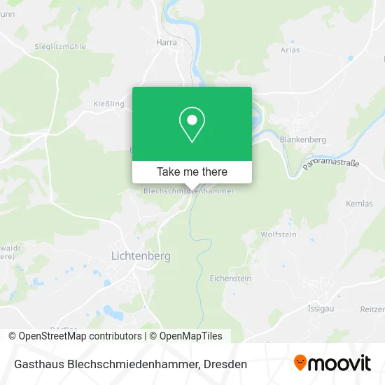 Карта Gasthaus Blechschmiedenhammer