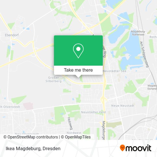 Карта Ikea Magdeburg