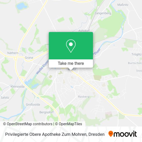 Карта Privilegierte Obere Apotheke Zum Mohren
