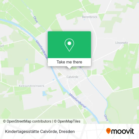 Карта Kindertagesstätte Calvörde