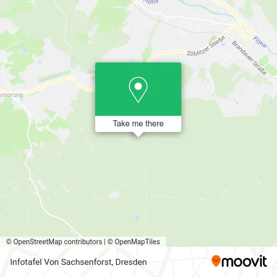 Карта Infotafel Von Sachsenforst