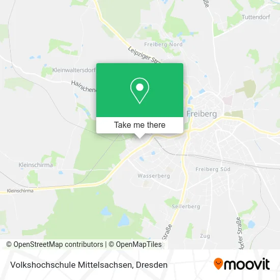 Карта Volkshochschule Mittelsachsen
