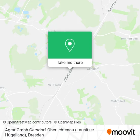 Agrar Gmbh Gersdorf-Oberlichtenau (Lausitzer Hügelland) map
