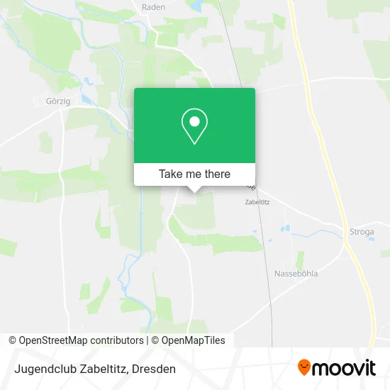 Карта Jugendclub Zabeltitz