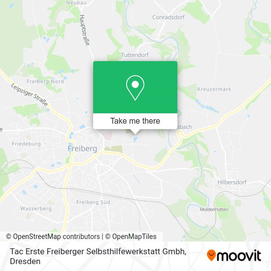 Карта Tac Erste Freiberger Selbsthilfewerkstatt Gmbh