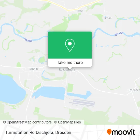 Карта Turmstation Roitzschjora